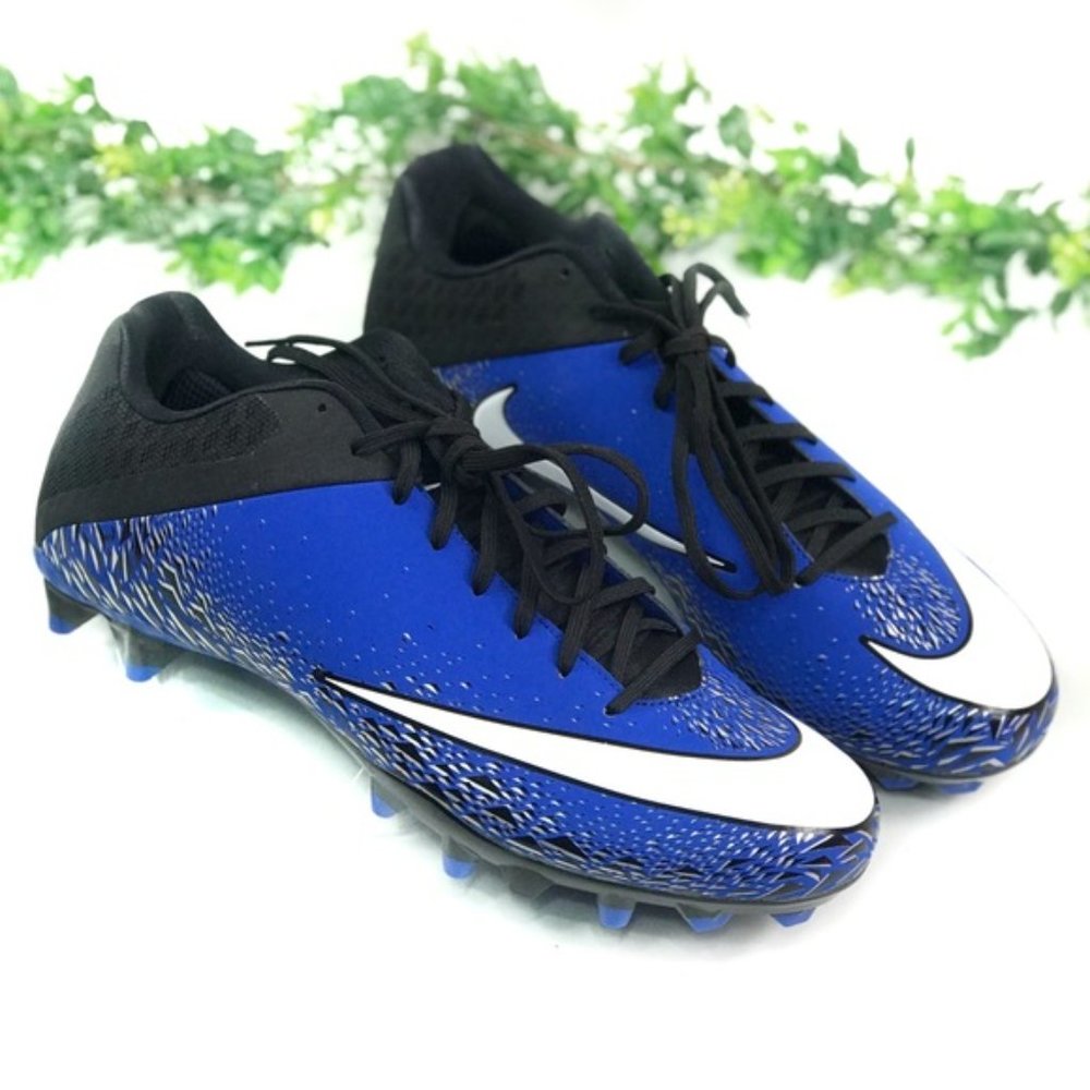 Nike Men’s Blue White Vapor Speed Football Cleats Brand New Size 15